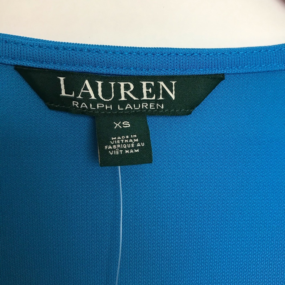 LaurenRalphLauren Cyan Stretch Jersey Dolman Dress - Picture 7 of 11